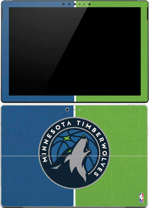 NBA Minnesota Timberwolves Canvas Surface Pro (2017) Skin